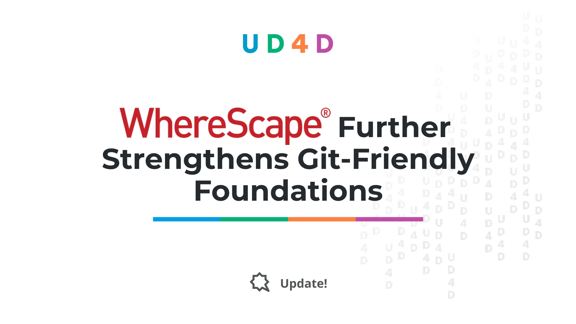 WhereScape Further Strengthens Git-Friendly Foundations